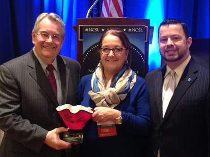 Senator Gaetz, Nevada Senator Debbie Smith, and Americans for the Arts Jay Dick