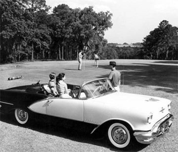 1956 photo of people playing golf at the Capital City Club course in Tallahassee, Florida